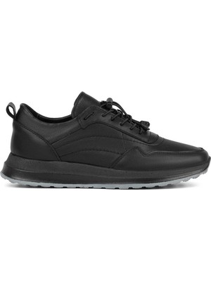 Tergan Siyah Hakiki Deri Erkek Sneaker - E26S1AY57930-A23