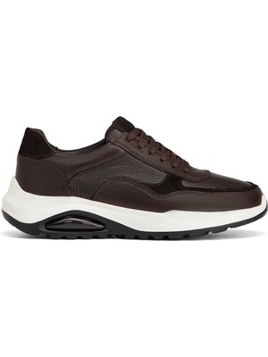 Tergan Kahverengi Hakiki Deri Erkek Sneaker - E26S1AY57902-A24