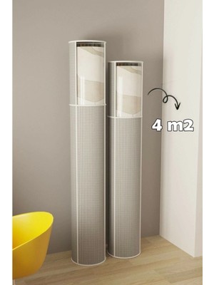 Royaleks 6 Lı Hava Geçiren Kapasiteli, Toz ve Nem Koruyucu Pvc Pencereli Halı Kılıfı Hurcu - 4 M²