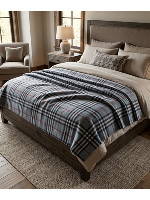 Genç Ev Home Gençev Home &selin& Yün Scotch Battaniye Battal Boy * Scotch Yün Battaniye -  Yün - Wool