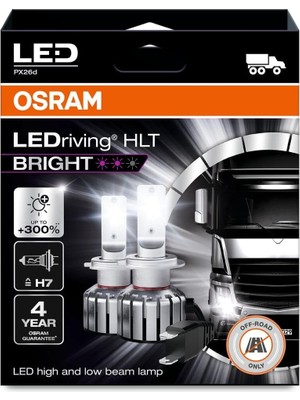 Str Store Ampul H7 Ledriving Bright 18W 24V PX26D Fs2 Osr 64215DWBRT-2HFB