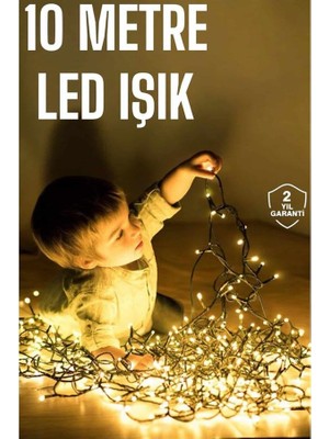 Marsilyan Gün Işığı 10 Metre LED Işık Şerit LED Süsleme Parti Malzemesi Yeni Nesil