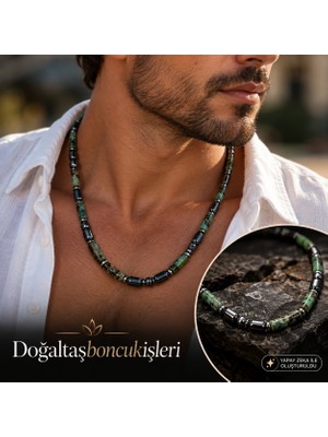 Doğal Holizm Erkek Kolye Doğaltaş