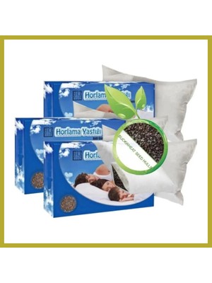 Bezos Bonie Gürültüsüz Uyku Yastığı 3 Adet Karabuğday Yastığı 50X70CM Bcks