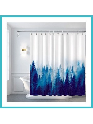 Defne Store 180X180 Banyo Perdesi Dfnbez