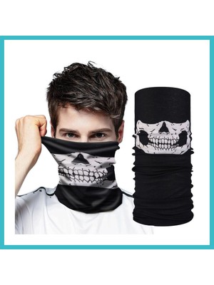 Defne Store Motorcu Boyunluk Baf Buff Bandana 25X48 cm Model 7 Dfnbez