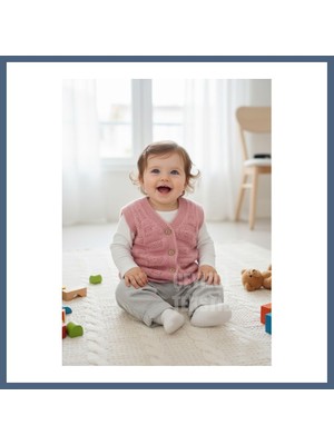 Bezos Bebek Yeleği, Bebek Yeleği Simsiz Yumuşacık Bebek Yeleği BZS10
