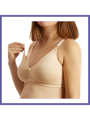 Nida Emzirme Sütyeni 2236 Cream · Renk: Cream · Beden: 90B Beden Nıda