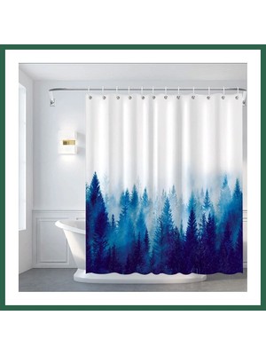 Vintessy Vıntessy 180X180 Banyo Perdesi BZS01