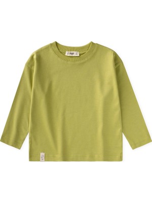 Cigit Mevsimlik Basic T-Shırt 2-10 Yaş Lime