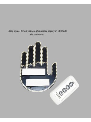 Hace Bazaar 203 Led’li Yüksek Görünürlüklü Jest Işığı