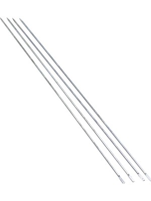 Hace Bazaar Ince Kare Kesim Metal Ciğer ve Domates Şişi - 50 cm