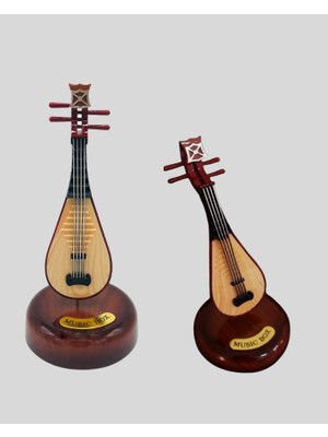 Hace Bazaar Enstrüman Figürlü Melodi Çalan Dekoratif Müzik Kutusu