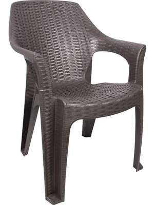 Mandella Queen Rattan Koltuk (2 Adet) Kahverengi