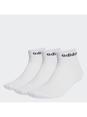 Set Di 3 Paia Di Calzini Lineari Adidas Çorap Üniseks Yetişkin