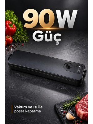 Gıda Paketleme Için Kablolu Vakum ve Kapatma Cihazı