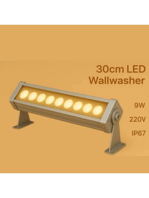 Larviya 30CM 9W LED Wallwasher Günışığı