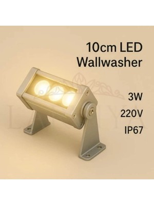Larviya 10CM 3W Wallwasher Günışığı