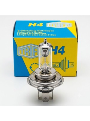 MiraLive Trıfa H4 60/55 Watt 12V P43T Halojen Far Ampulü 1 Adet Sarı 016661