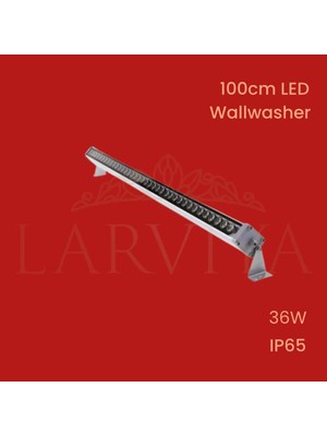 Larviya 100CM 36W LED Wallwasher Kırmızı