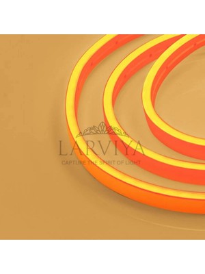 Larviya 12V Neon LED Turuncu 50 M