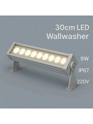 Larviya 30CM 9W LED Wallwasher Natürel Beyaz