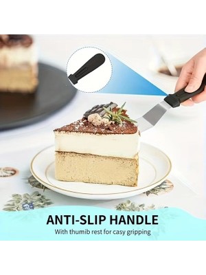 MiraLive Paslanmaz Çelik L Tipi Pastacı Spatulası