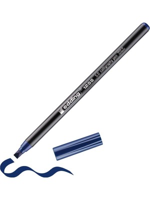 Odea 1255 Kaligrafi Kalemi - Çelik Mavisi - 1 Kalem - Kaligrafi Ucu 5 mm