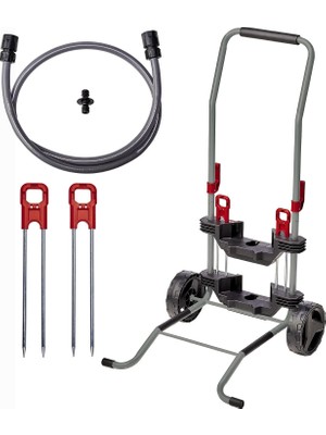 Odea Orijinal Hortum ve Taşıma Arabası (Akülü Hortum Makarası Için Aksesuar Ge-Hr 18/30 Li ve Ge-Hr 18/30 Wh Li Için, Bahçe Atık Torbası, Kazık Dahil)