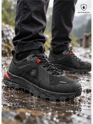 Lumberjack Tundra Erkek Waterproof Siyah Outdoor Trekking Ayakkabı Yürüyüş Modeli