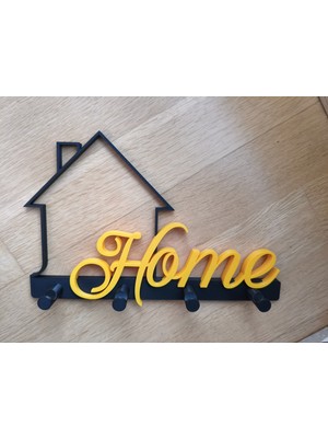 Be Home Yazılı Anahtar Askısı Iki Parçalı Dekoratif Duvar Anahtarlığı Najmaddin