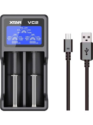 Xtar Vc2 Universal Li-Ion Şarj Cihazı