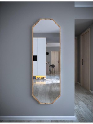 Gy Atelier Ceviz 6 Gen Dekoratif Boy Aynası,ceviz 40X120