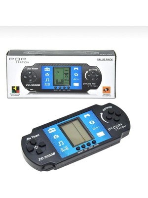 Abnturk ZC-3050B Gameboy Nostaljik Tetris El Aterisi El Tetrisi Pilli Eğlenceli Aktivite Oyuncağı, BRC182113052025