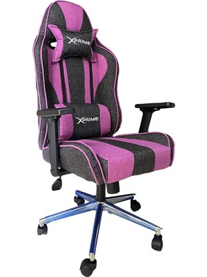 Gy Atelier Ofisel Xprime Alpha Fab1 Kumaş Oyuncu Koltuğu Pembe