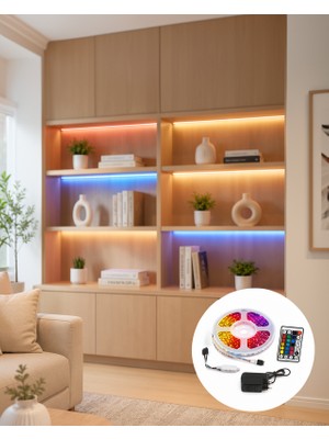 5 Metre Uzunluğunda Rgb LED Şerit 2835 Smd UCZZ5MRGBLED-3