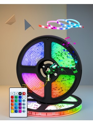 5 Metre LED Şerit Rgb Kumandalı