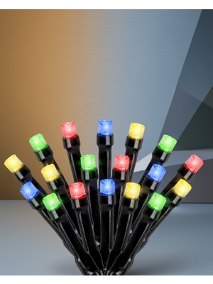 2x2 Metre Pil Çalışan Perde LED Işık 8 Modlu