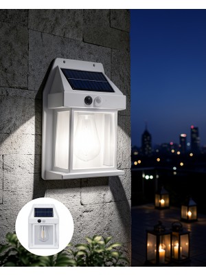 1800 Mah Pil Solar Duvar Lambası
