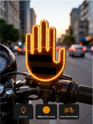 176 LED Amber Güvenlik Lambası Xuczzzgesture-2-1