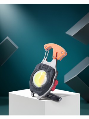 Mini LED Anahtarlık Fener USB Şarjlı