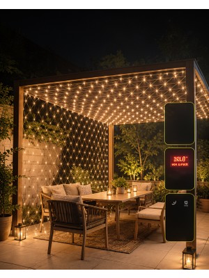 3x3 Metre Ağ LED Işık UCZZ3MAĞLED-1