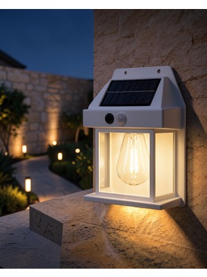 Sensörlü Solar Dış Duvar Lambası