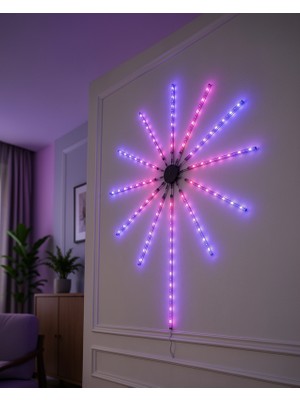 Rgb Fireworks LED Duvar Işığı Telefon Kontrollü UCZZDP626IŞIK-4