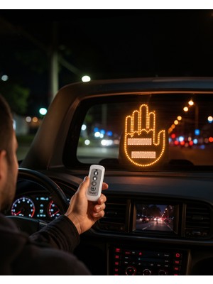 LED El Şekilli Park Uyarı Cihazı Xuczgesture-7