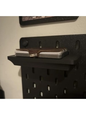Odea Gizli Bölmeli Uyumlu Raf, Siyah Renk ile Modern Düzenleme
