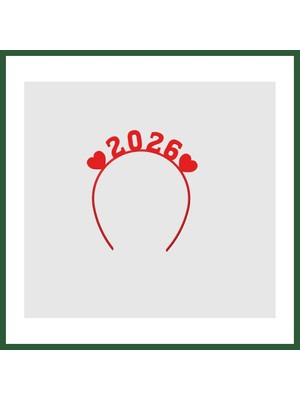 Bezos 2026 Yeni Yıl Saç Bandı Yılbaşı Parti Aksesuarı Taç Bandı (2027 Yapılabilir) Bzst