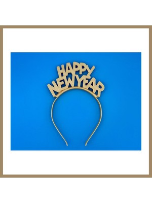 Bezos Happy New Year Yazılı Yılbaşı Saç Bandı Parti Aksesuarı Yeni Yıl Taç Bandı 22