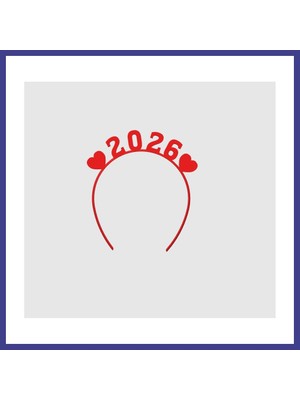 Bezos 2026 Yeni Yıl Saç Bandı Yılbaşı Parti Aksesuarı Taç Bandı (2027 Yapılabilir) Mrl