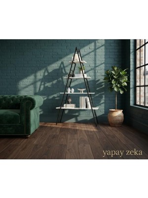 Tr Elegance Dekoratif Piramit Kitaplık 4 Raflı